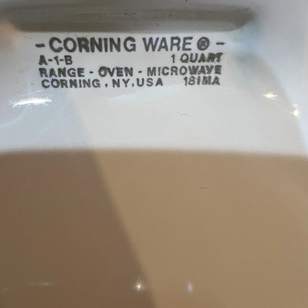 Vintage Spice of Life A-1-B Corning Ware L'echalote‎ 1quart